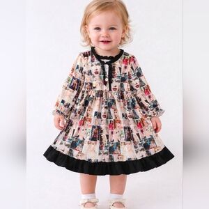 Abby & Evie Toddler Taylor Swift Black Ruffle Dress Size 2T NWT!